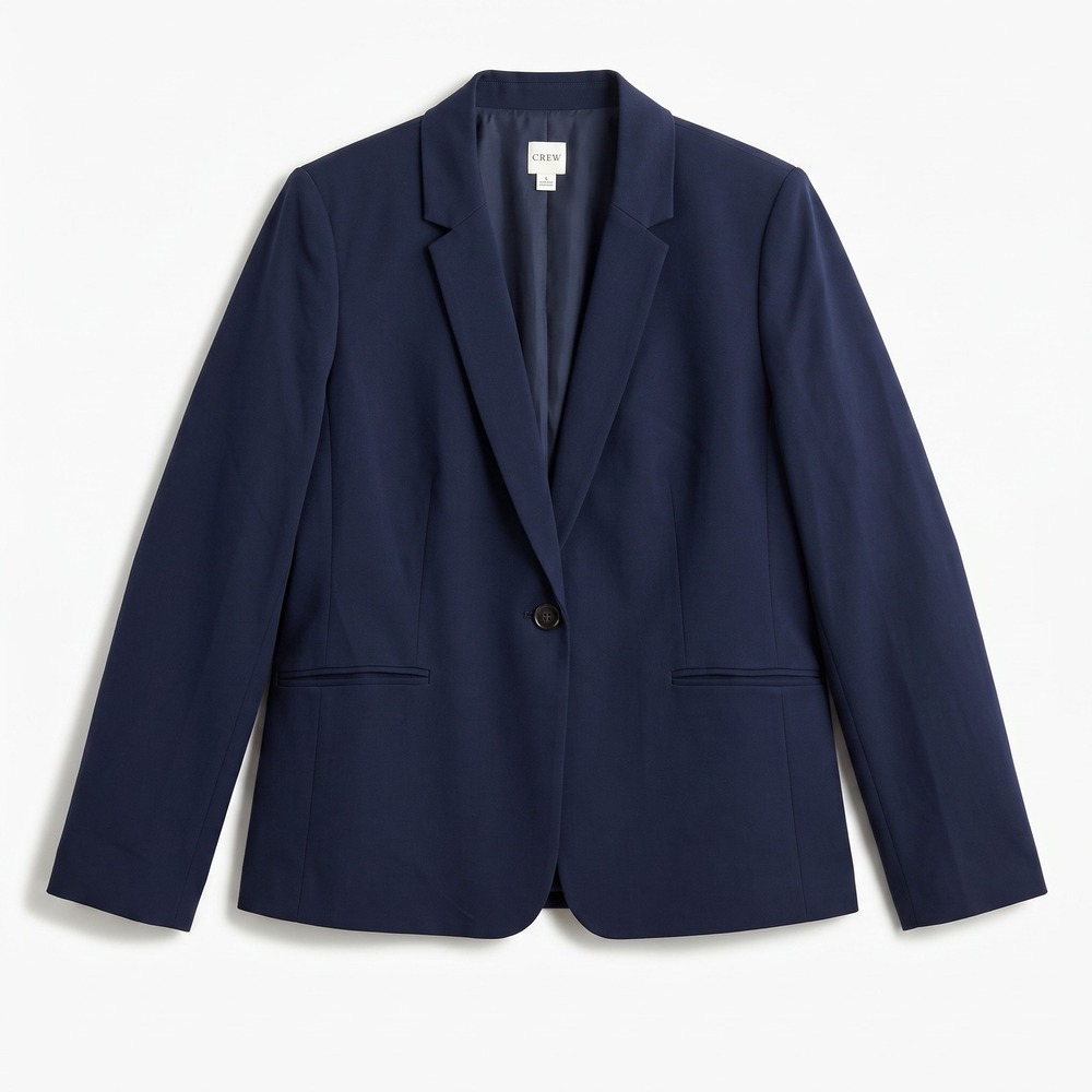 J.Crew 20 Navy Blue Blazer Womens Professional Casual Career Coat
